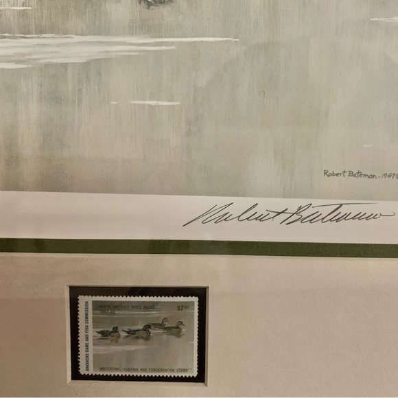 1987 Robert Bateman #1848 Hurricane Lake Wood Ducks - Picture 10 of 10